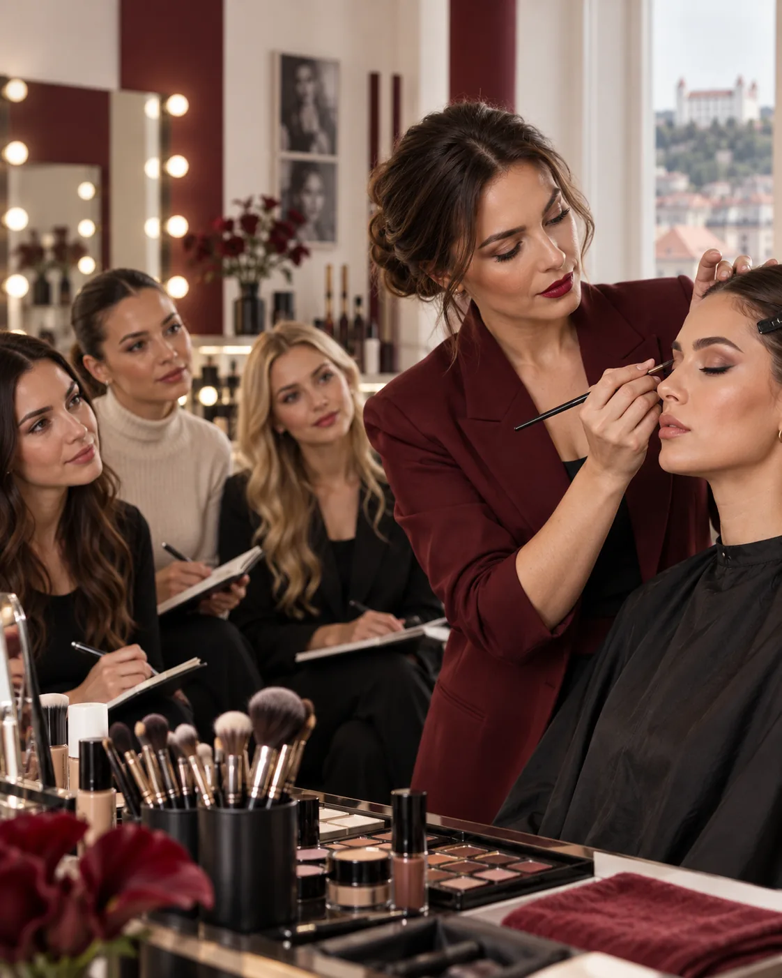 Praktická výučba v MUAH Makeup Academy